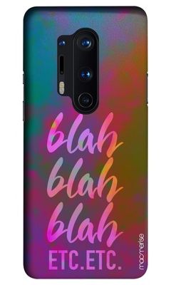 Buy Blah Blah - Sleek Phone Case for OnePlus 8 Pro Phone Cases & Covers Online