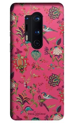 Buy Payal Singhal Chidiya Pink - Sleek Phone Case for OnePlus 8 Pro Phone Cases & Covers Online