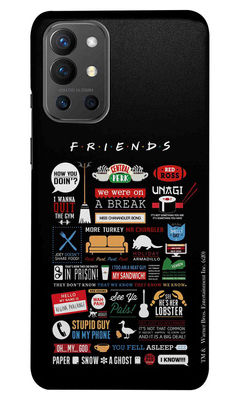 Buy Friends Infographic - Sleek Case for OnePlus 9R Phone Cases & Covers Online