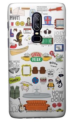 Buy Friends Doodle - Sleek Phone Case for OnePlus 6 Phone Cases & Covers Online