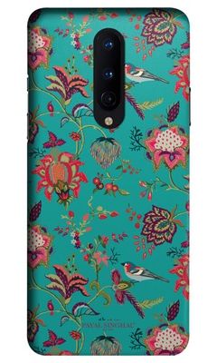 Buy Payal Singhal Chidiya Teal - Sleek Phone Case for OnePlus 8 Phone Cases & Covers Online