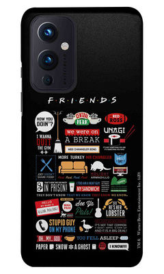 Buy Friends Infographic - Sleek Case for OnePlus 9 Phone Cases & Covers Online