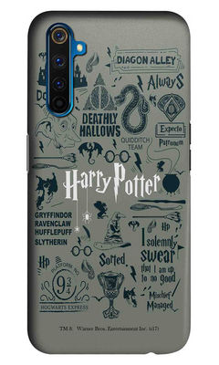 Buy Harry Potter Infographic Grey - Sleek Phone Case for Realme 6 Pro Phone Cases & Covers Online