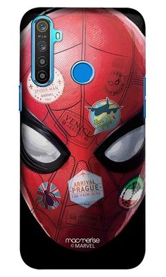 Buy Spidey Travel Stamps - Sleek Phone Case for Realme 5 Phone Cases & Covers Online