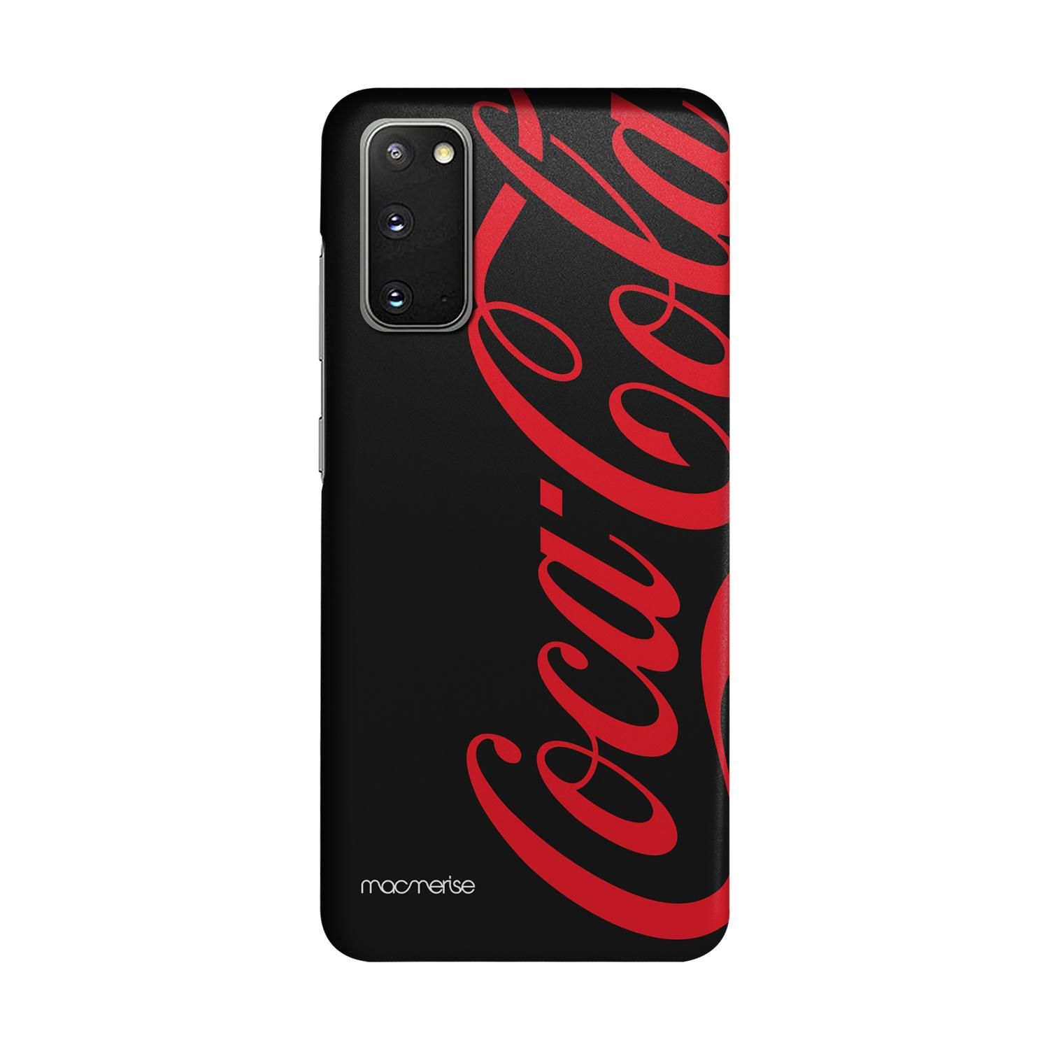 Buy Coke Black Red - Sleek Phone Case for Samsung S20 Online