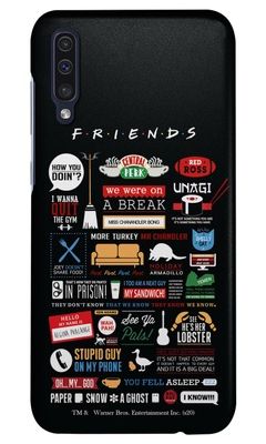 Buy Friends Infographic - Sleek Phone Case for Samsung A50 Phone Cases & Covers Online