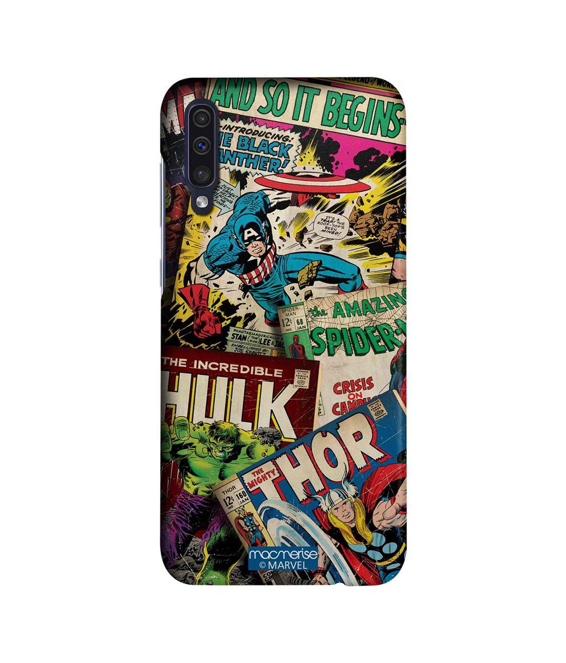Buy Marvel Comics Collection - Sleek Phone Case for Samsung A50s Online