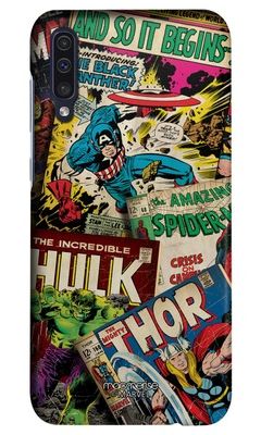 Buy Marvel Comics Collection - Sleek Phone Case for Samsung A50 Phone Cases & Covers Online