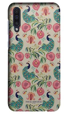 Buy Payal Singhal Anaar and Mor Beige - Sleek Phone Case for Samsung A50 Phone Cases & Covers Online