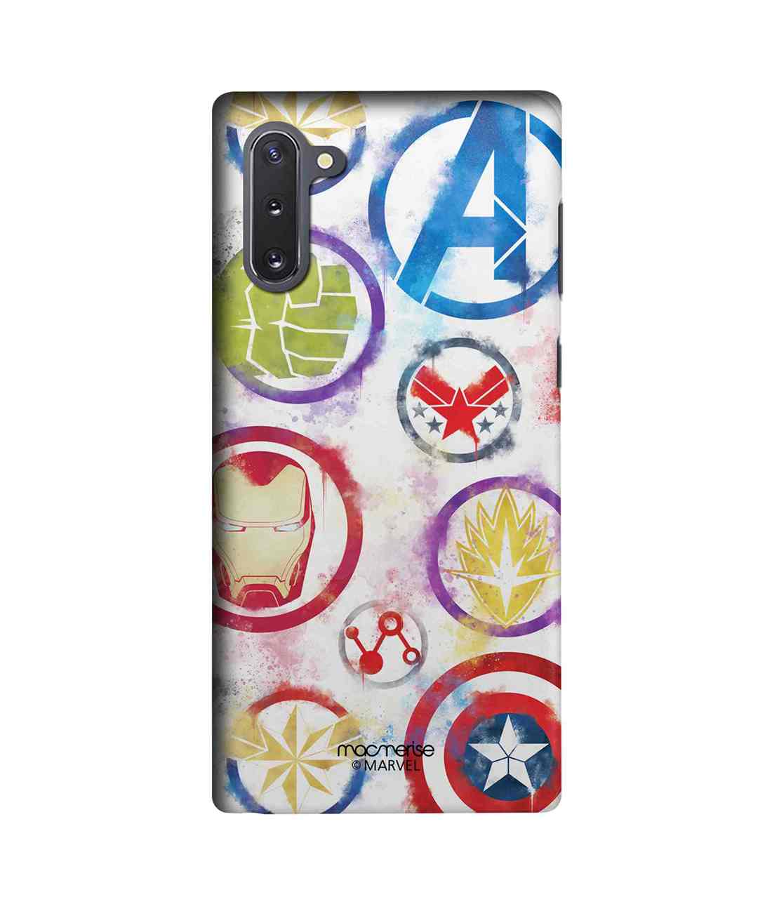 Buy Avengers Icons Graffiti - Sleek Phone Case for Samsung Note10 Online