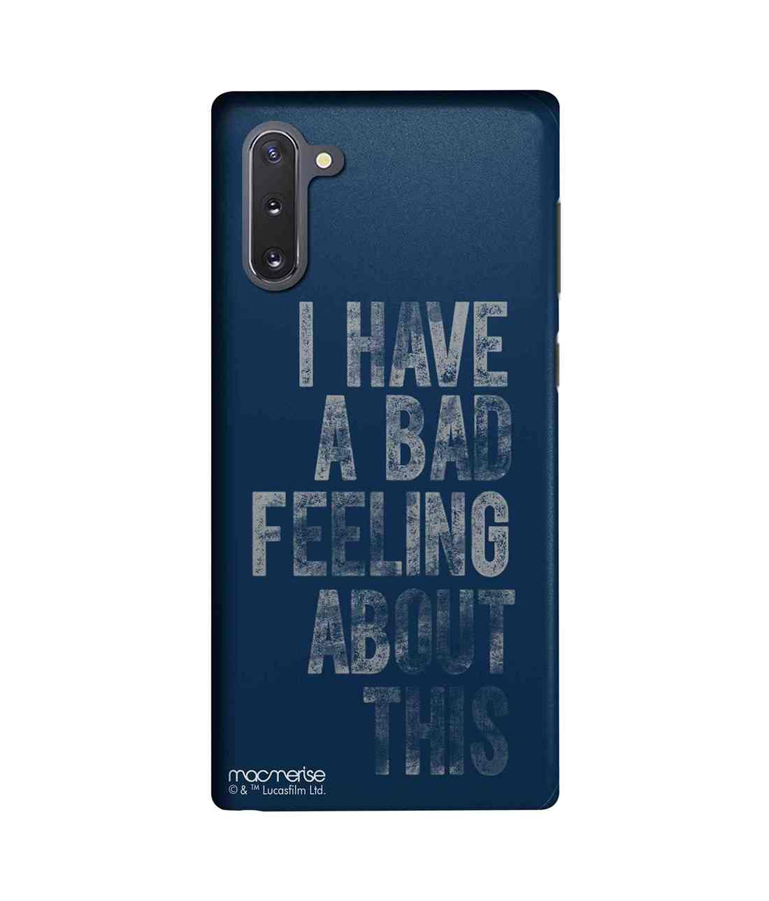Buy Bad Feeling - Sleek Phone Case for Samsung Note10 Online