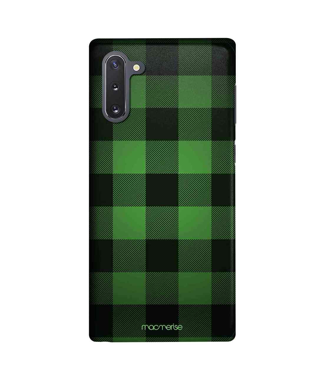 Buy Checkmate Green - Sleek Phone Case for Samsung Note10 Online