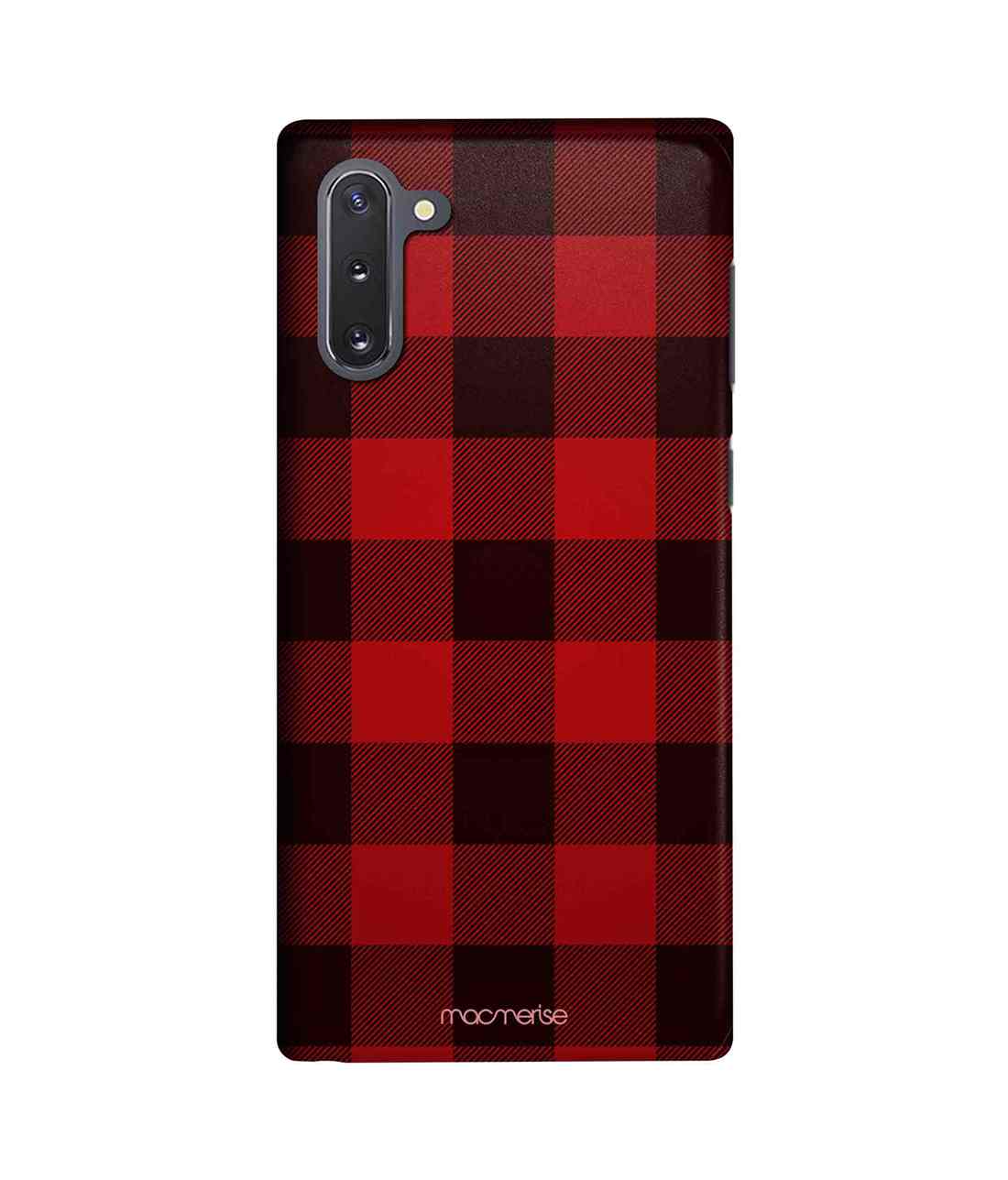 Buy Checkmate Red - Sleek Phone Case for Samsung Note10 Online