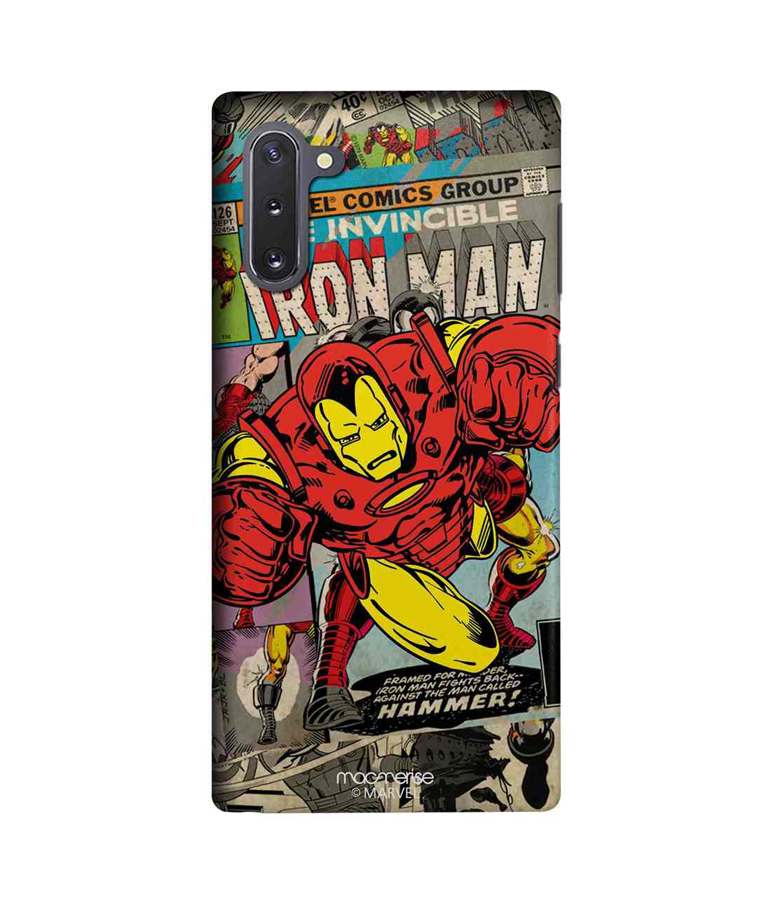 Buy Comic Ironman - Sleek Phone Case for Samsung Note10 Online