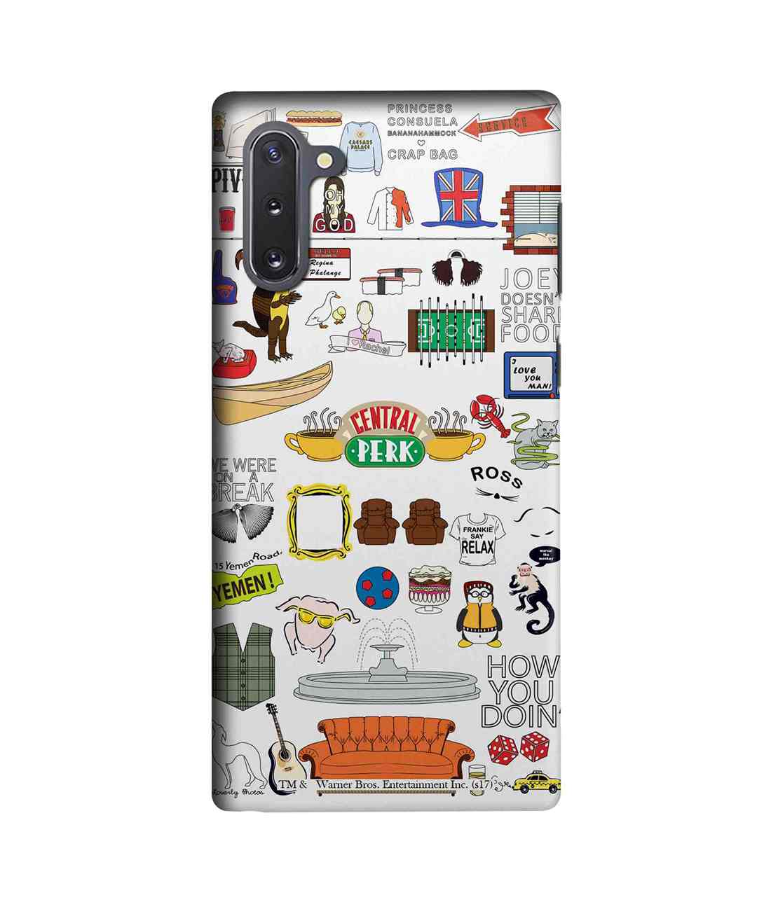 Buy Friends Doodle - Sleek Phone Case for Samsung Note10 Online