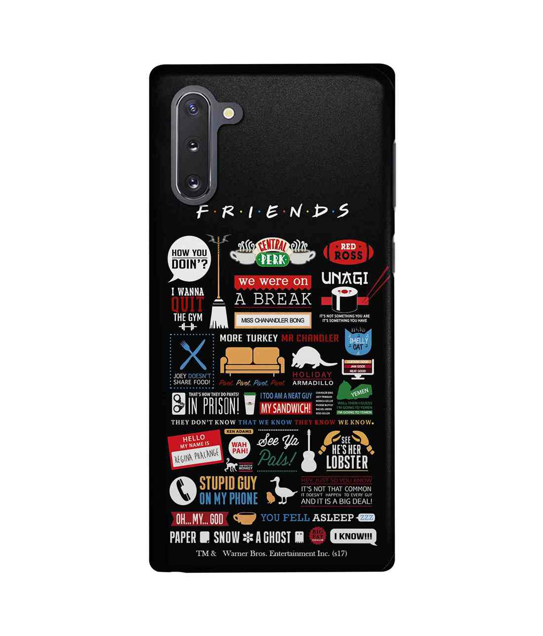 Buy Friends Infographic - Sleek Phone Case for Samsung Note10 Online