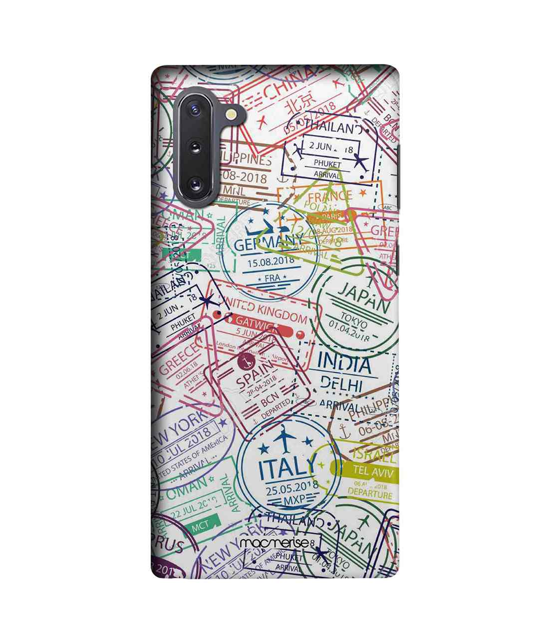 Buy Immigration Stamps Classic - Sleek Phone Case for Samsung Note10 Online