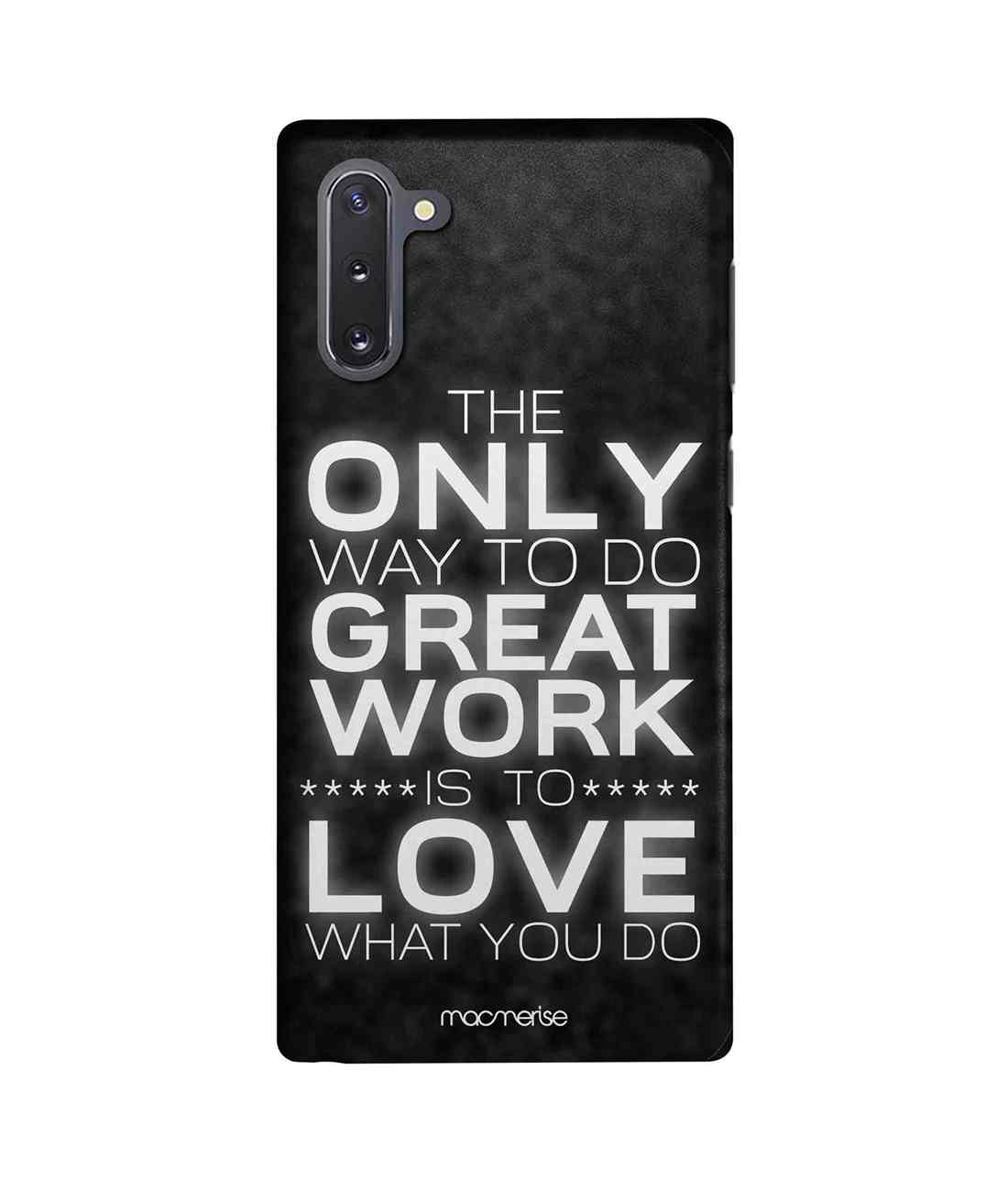 Buy Love What You Do - Sleek Phone Case for Samsung Note10 Online
