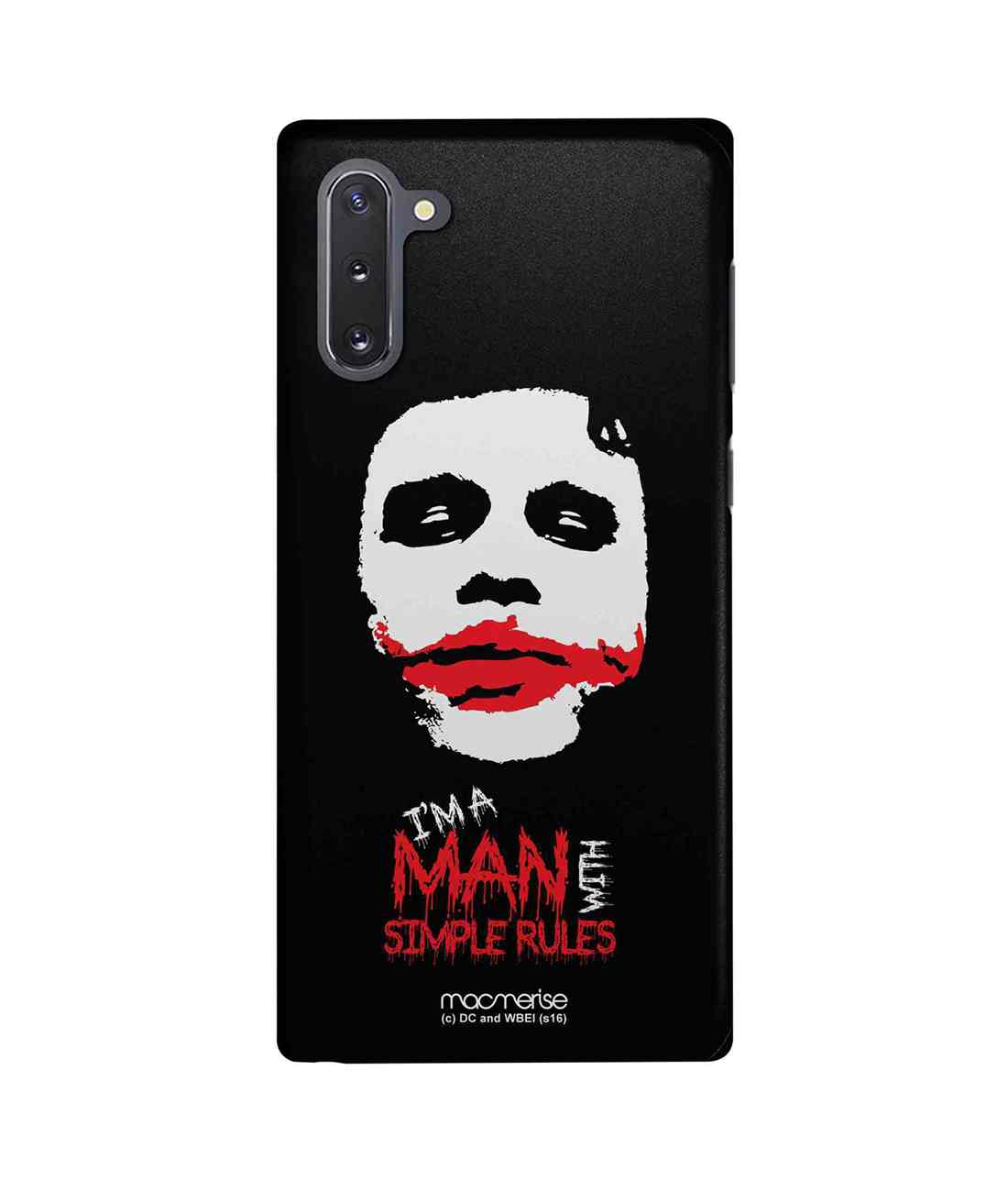 Buy Man With Simple Rules - Sleek Phone Case for Samsung Note10 Online