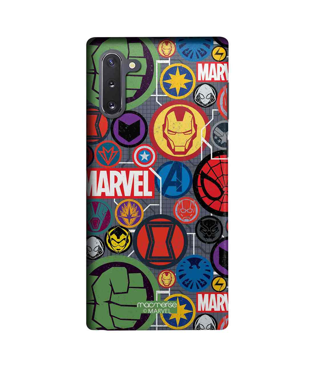 Buy Marvel Iconic Mashup - Sleek Phone Case for Samsung Note10 Online