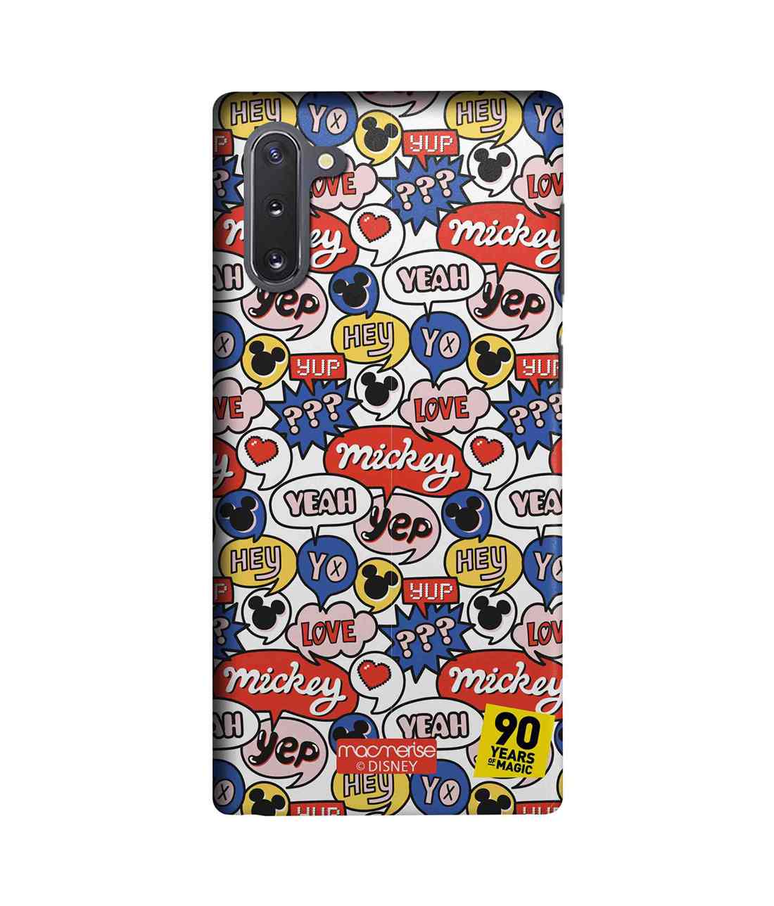 Mickey Doodle - Sleek Phone Case for Samsung Note10