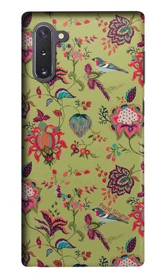 Buy Payal Singhal Chidiya Olive - Sleek Phone Case for Samsung Note10 Phone Cases & Covers Online