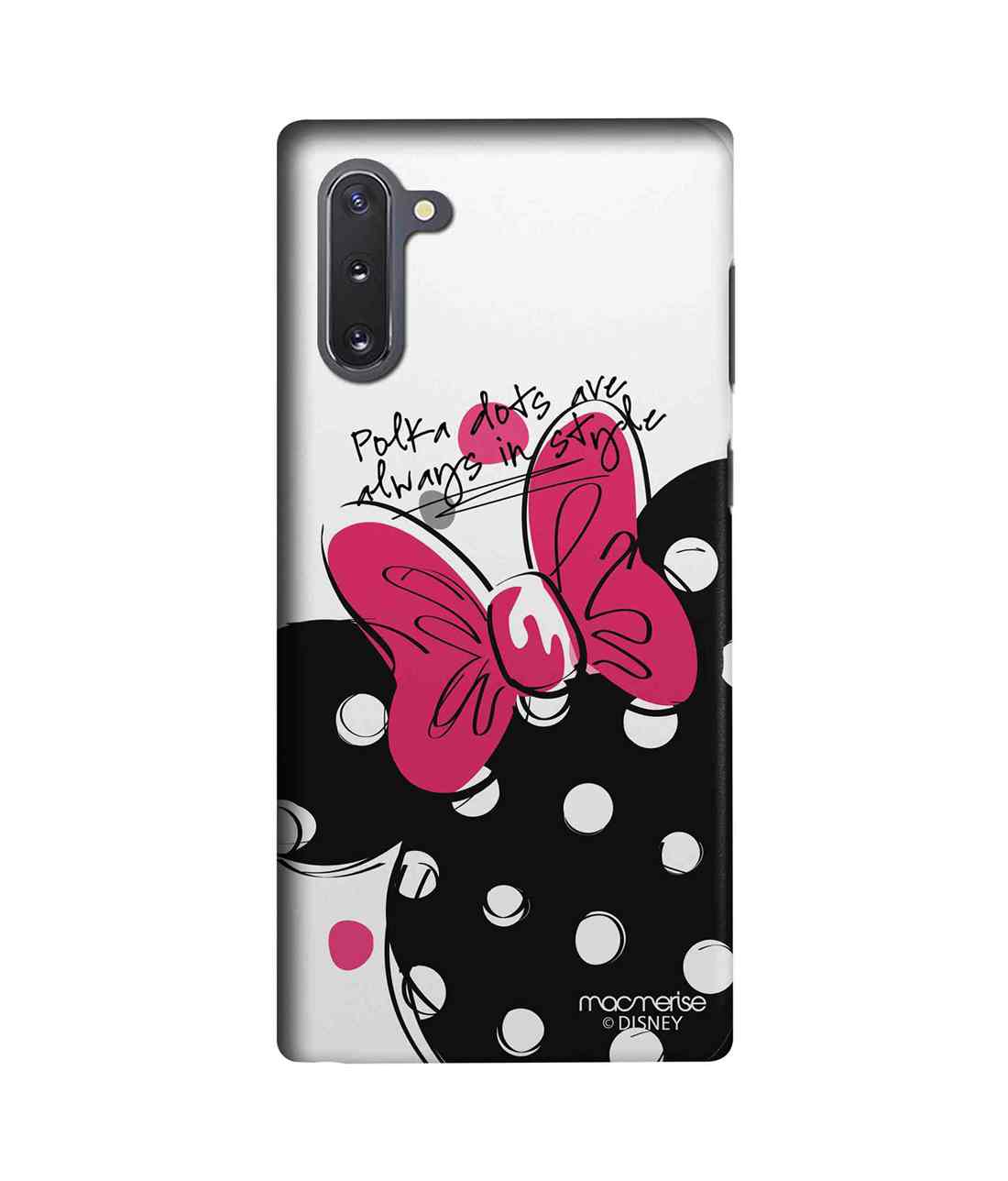 Buy Polka Minnie - Sleek Phone Case for Samsung Note10 Online