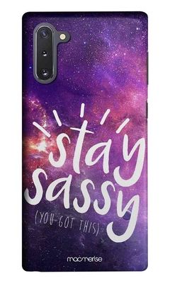 Buy Stay Sassy - Sleek Phone Case for Samsung Note10 Phone Cases & Covers Online