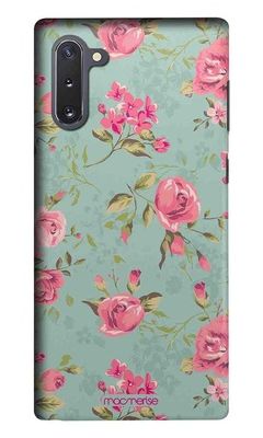 Buy Teal Pink Flowers - Sleek Phone Case for Samsung Note10 Phone Cases & Covers Online