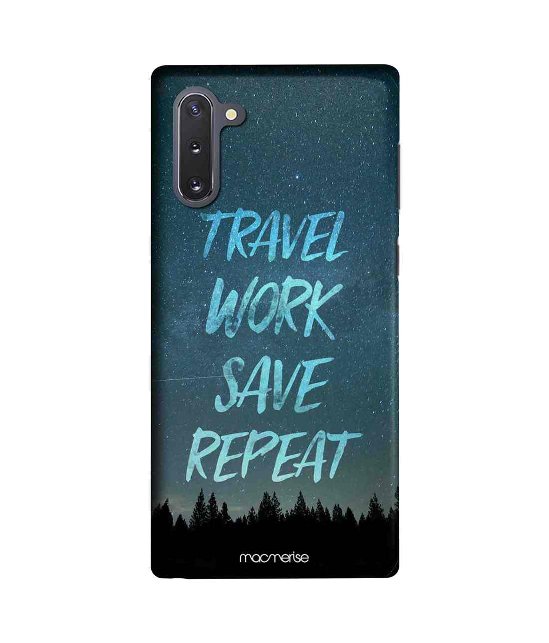 Buy Travel Work Save Repeat - Sleek Phone Case for Samsung Note10 Online