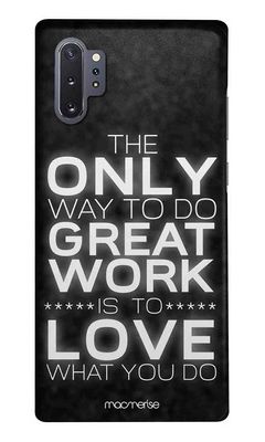 Buy Love What You Do - Sleek Phone Case for Samsung Note10 Plus Phone Cases & Covers Online