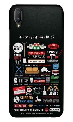 Buy Friends Infographic - Sleek Phone Case for Vivo V11 Pro Phone Cases & Covers Online