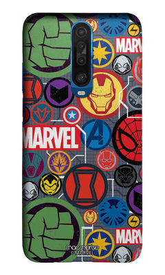 Buy Marvel Iconic Mashup - Sleek Case for Xiaomi Poco X2 Phone Cases & Covers Online
