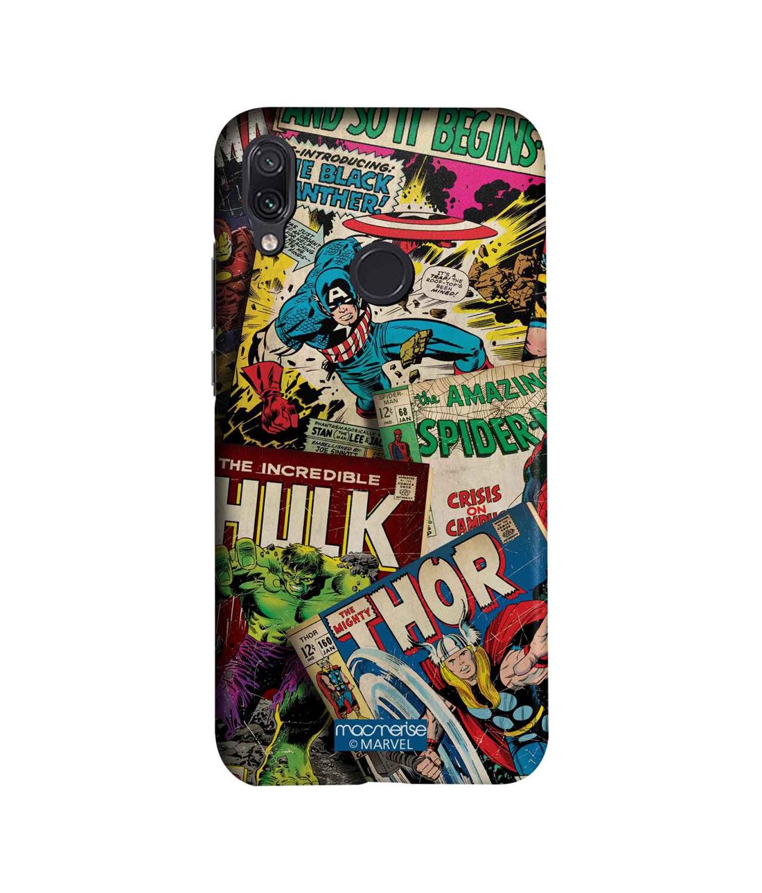 Buy Marvel Comics Collection - Sleek Phone Case for Xiaomi Redmi Note 7 Pro Online