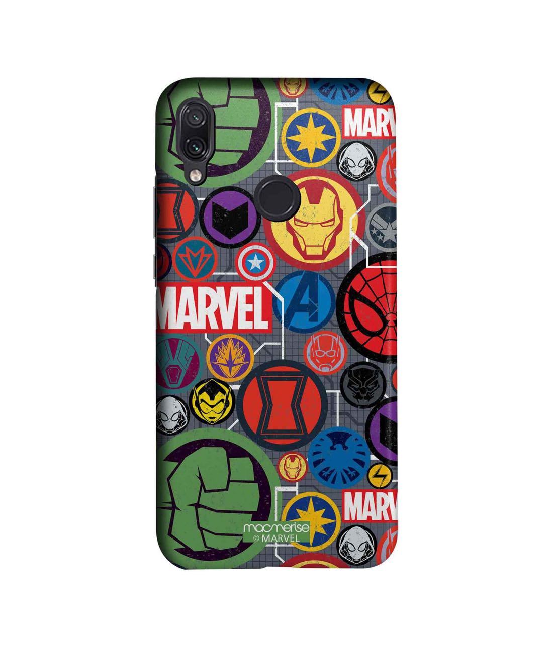 Buy Marvel Iconic Mashup - Sleek Phone Case for Xiaomi Redmi Note 7 Pro Online
