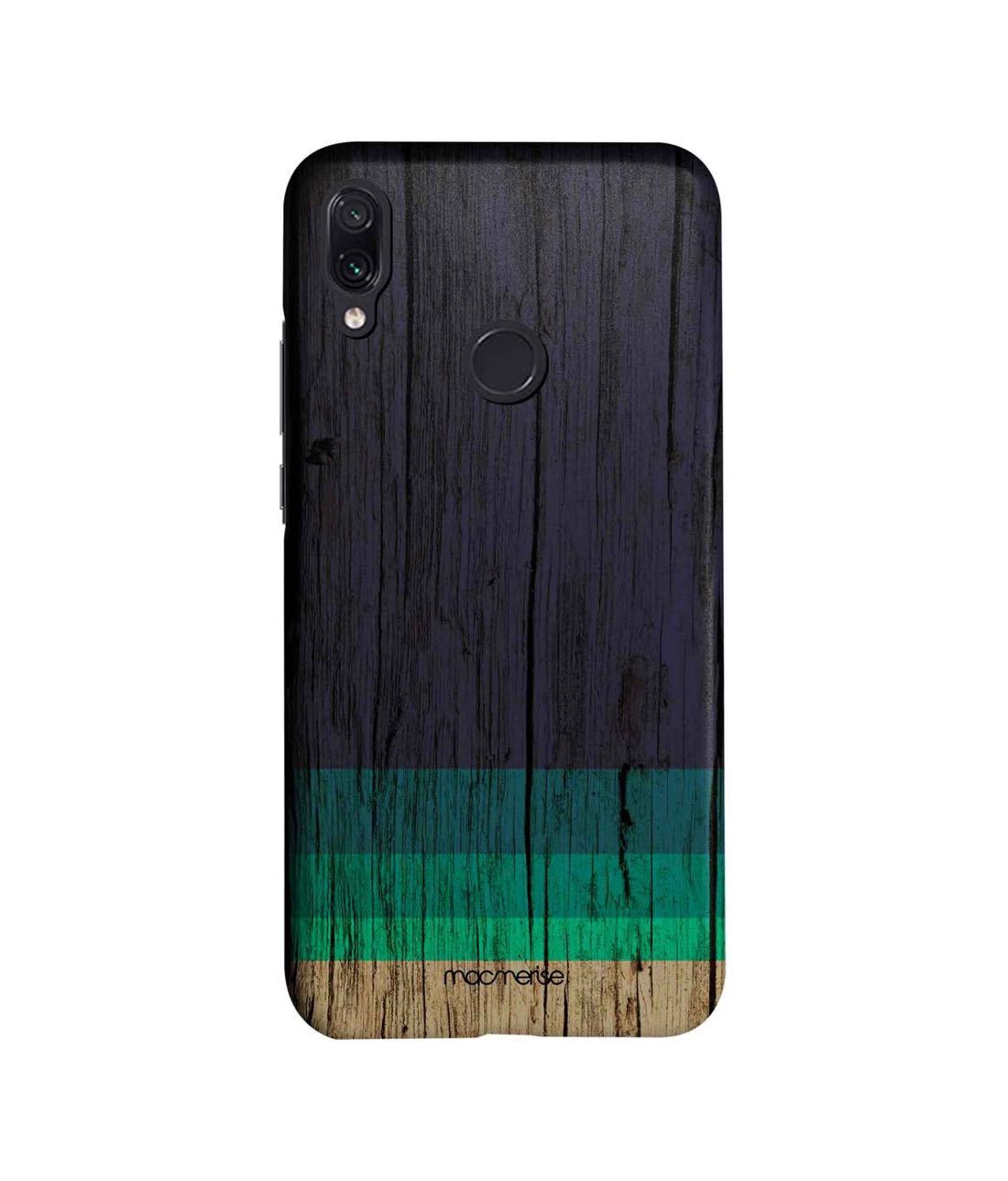 Buy Wood Stripes Blue - Sleek Phone Case for Xiaomi Redmi Note 7 Online
