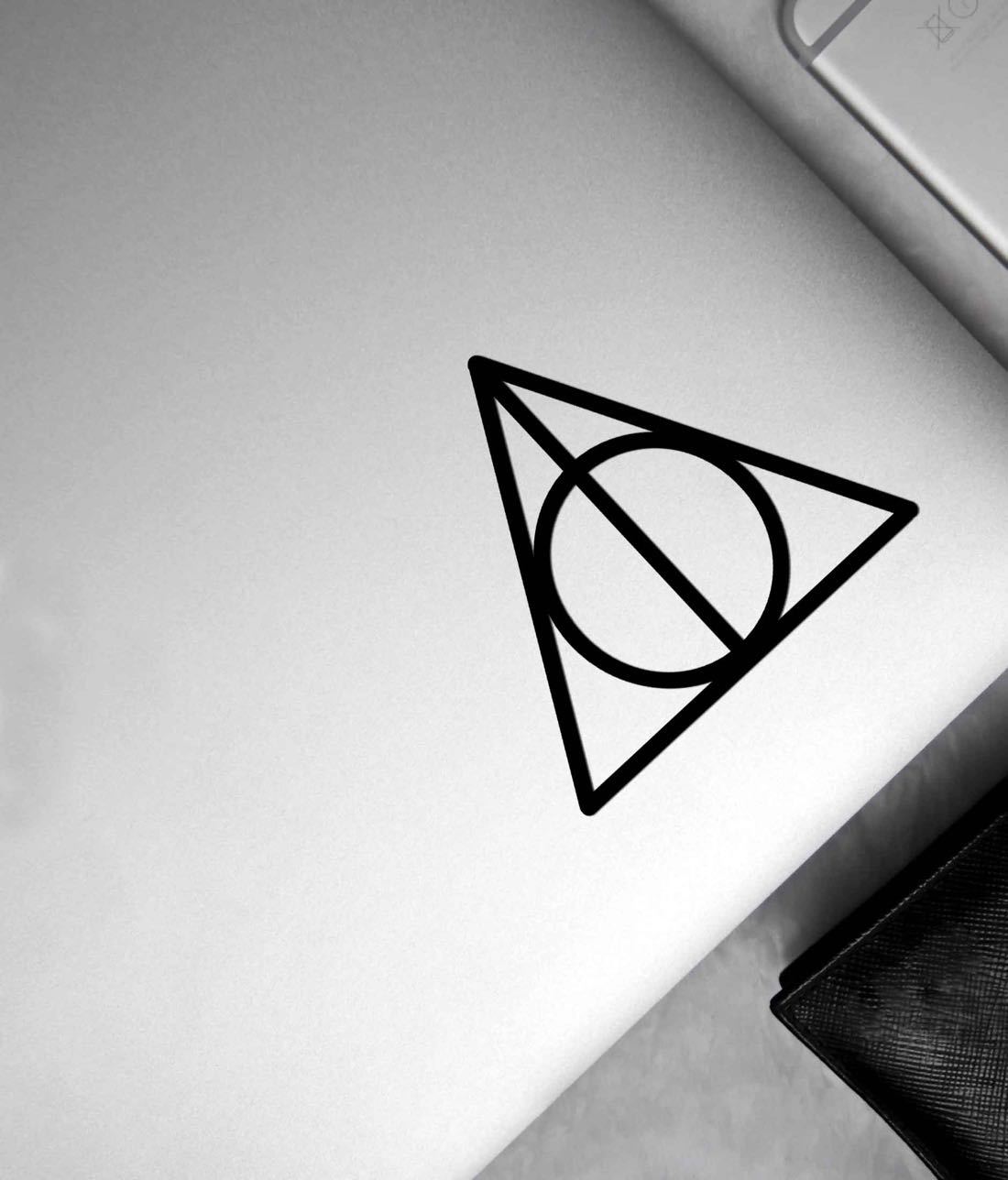 The Deathly Hallows - Macmerise Stickon Small