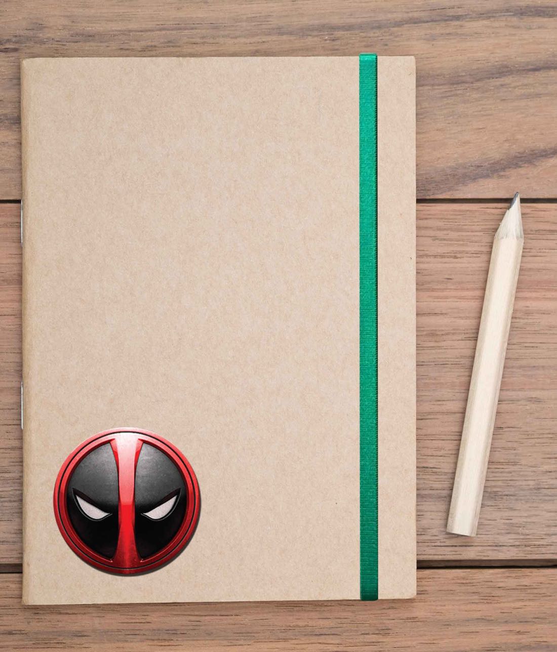 Minimalistic Deadpool - Macmerise Stickon Small