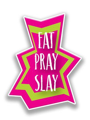 Buy Eat Pray Slay - Macmerise Stickon Small Stickons Online