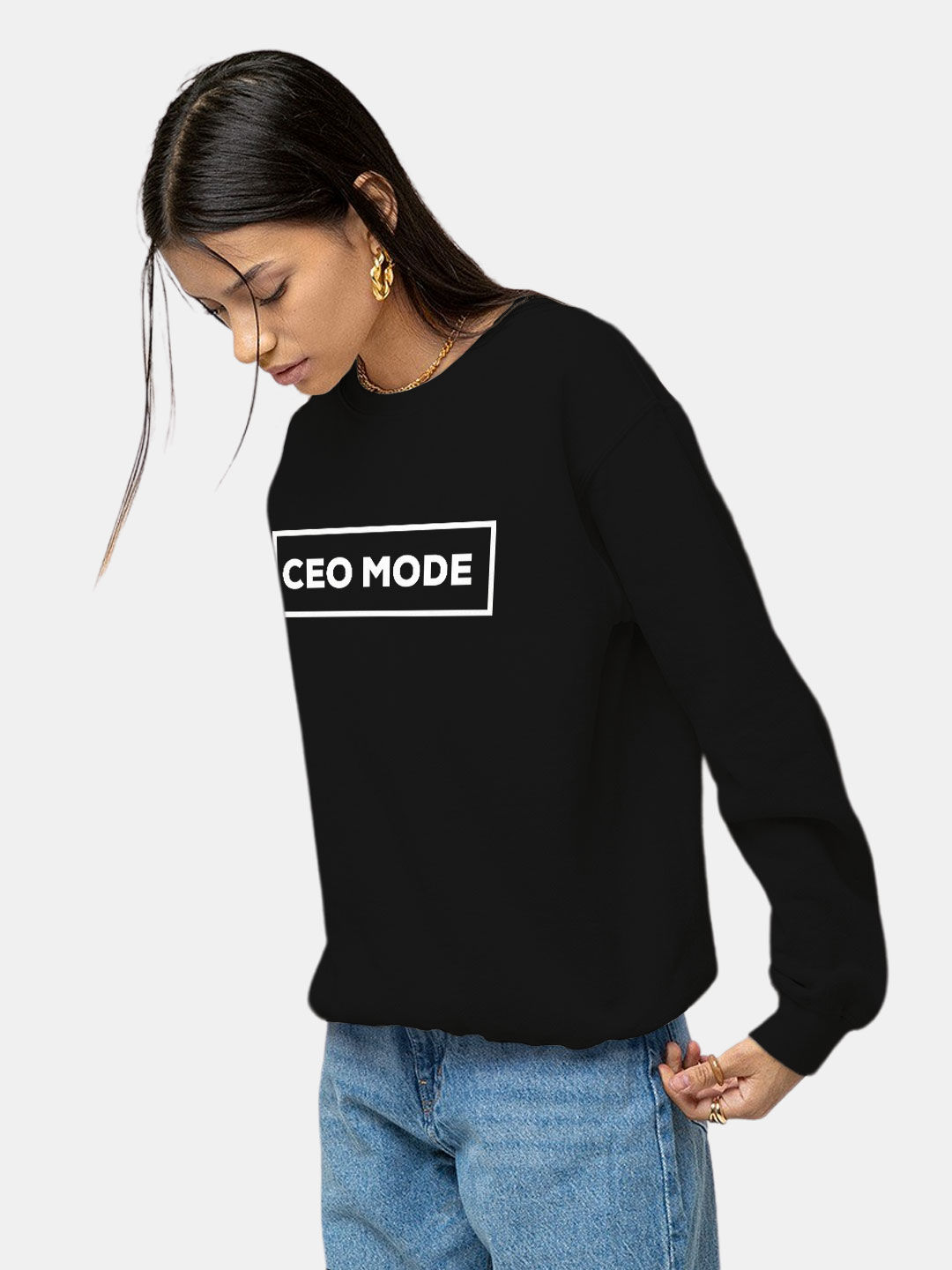 CEO Mode - Womens Designer Sweatshirt