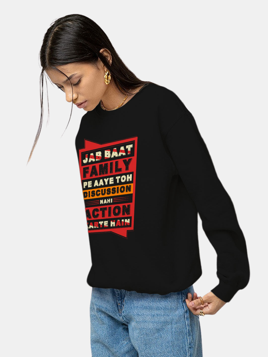 Shehzada Action - Womens Designer Sweatshirt
