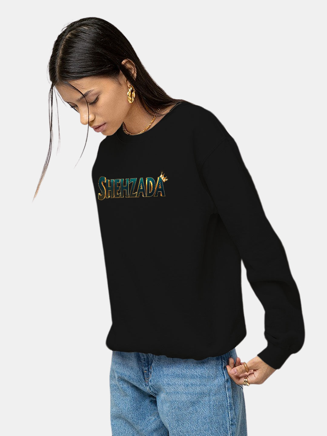 Shehzada Movie Title - Womens Designer Sweatshirt