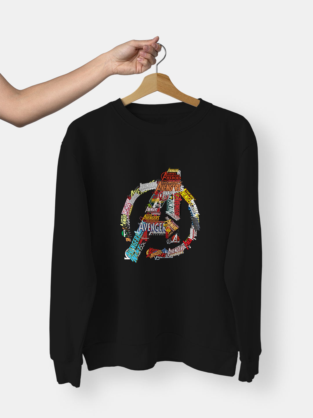 Avengers Title - Womens Designer Sweatshirt