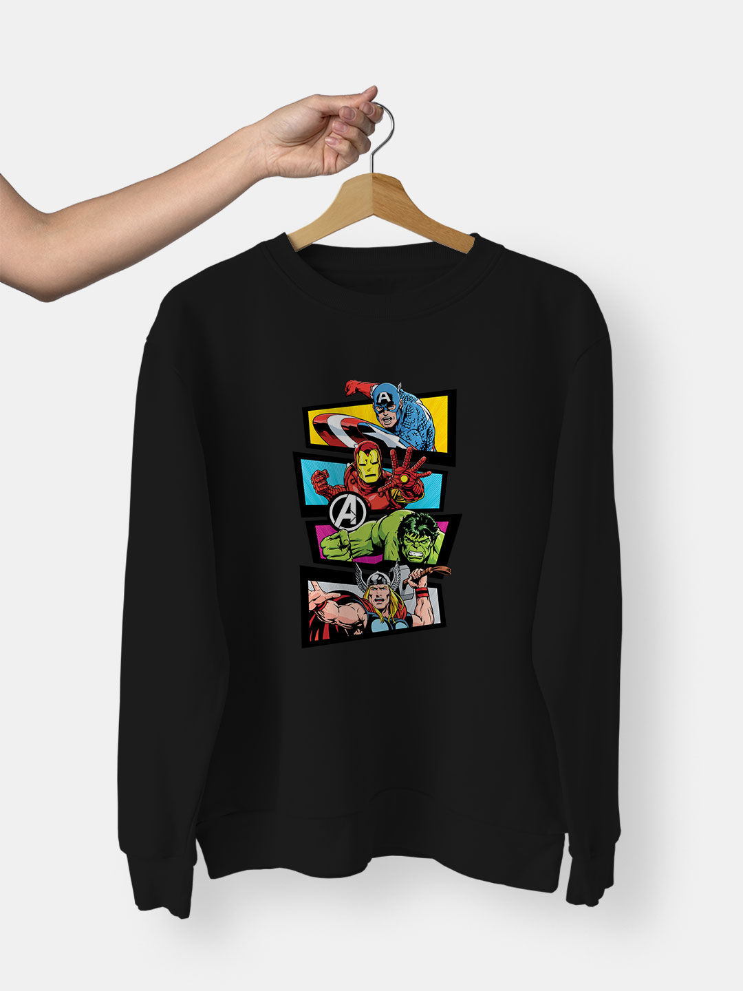 Classic Avengers - Womens Designer Sweatshirt