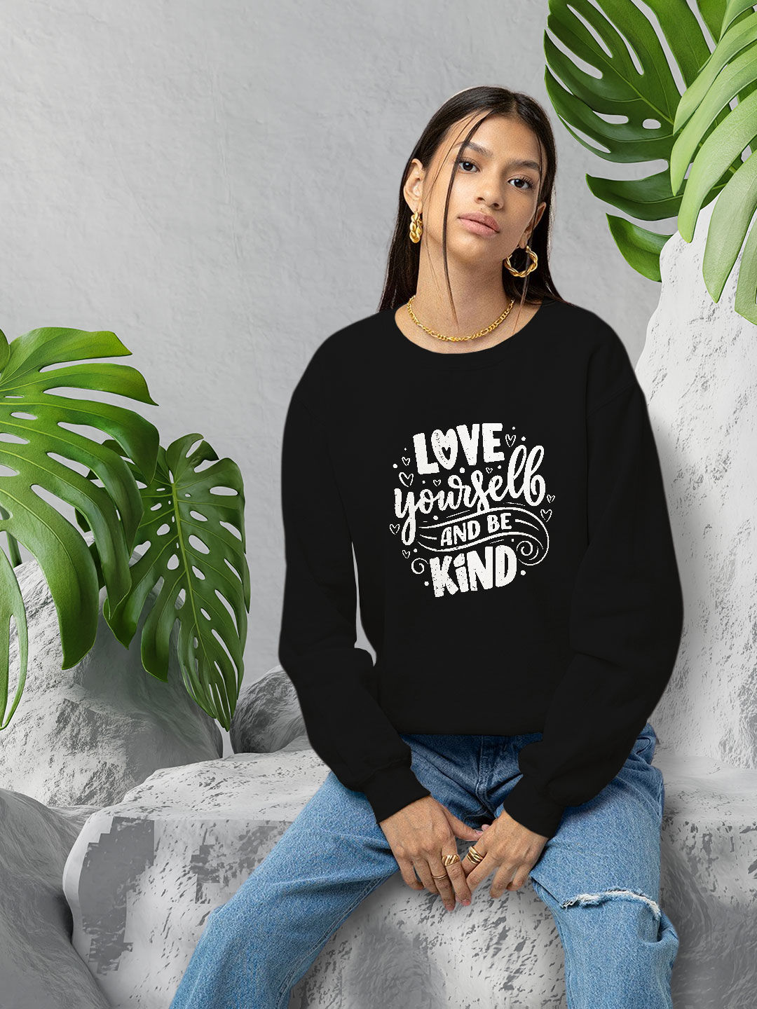 Be kind - Womens Designer Sweatshirt