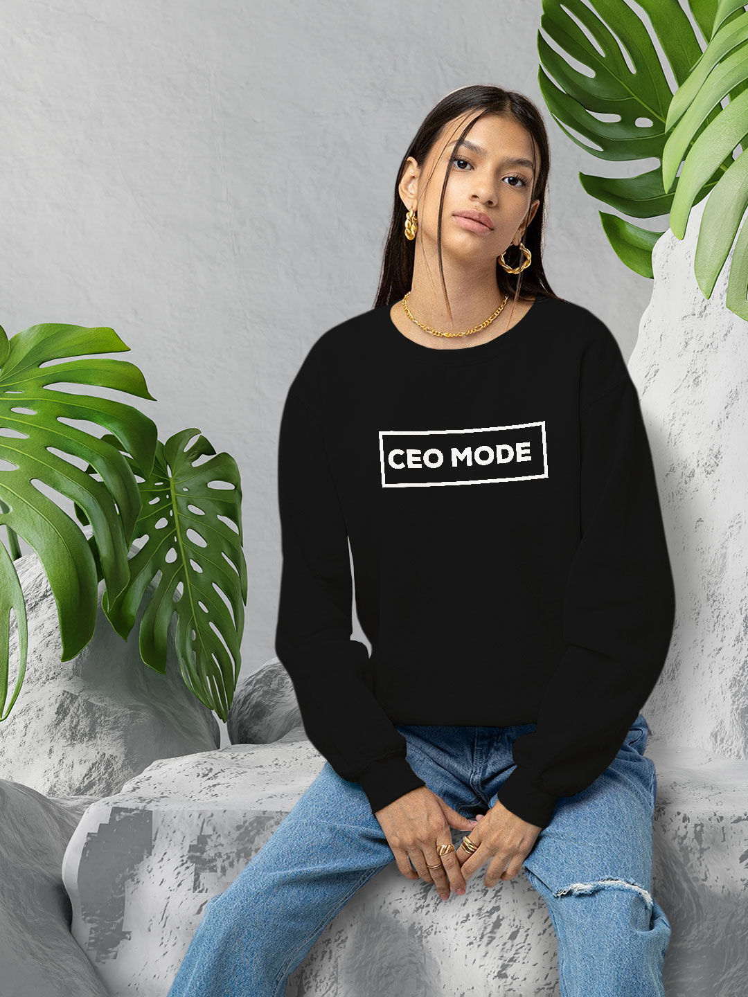 CEO Mode - Womens Designer Sweatshirt