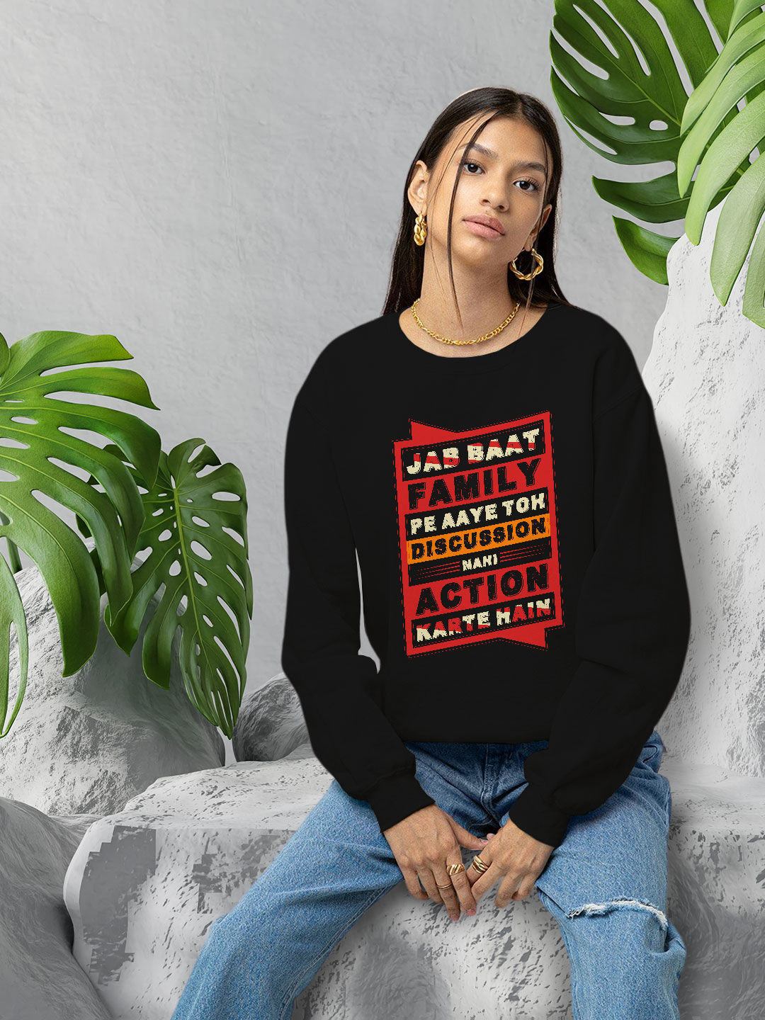 Shehzada Action - Womens Designer Sweatshirt