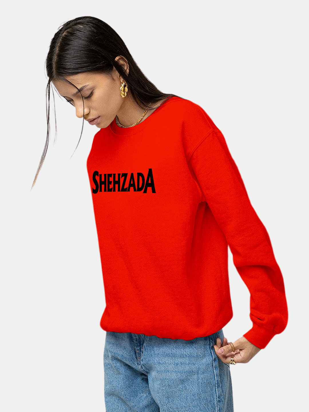 Shehzada Black - Womens Designer Sweatshirt