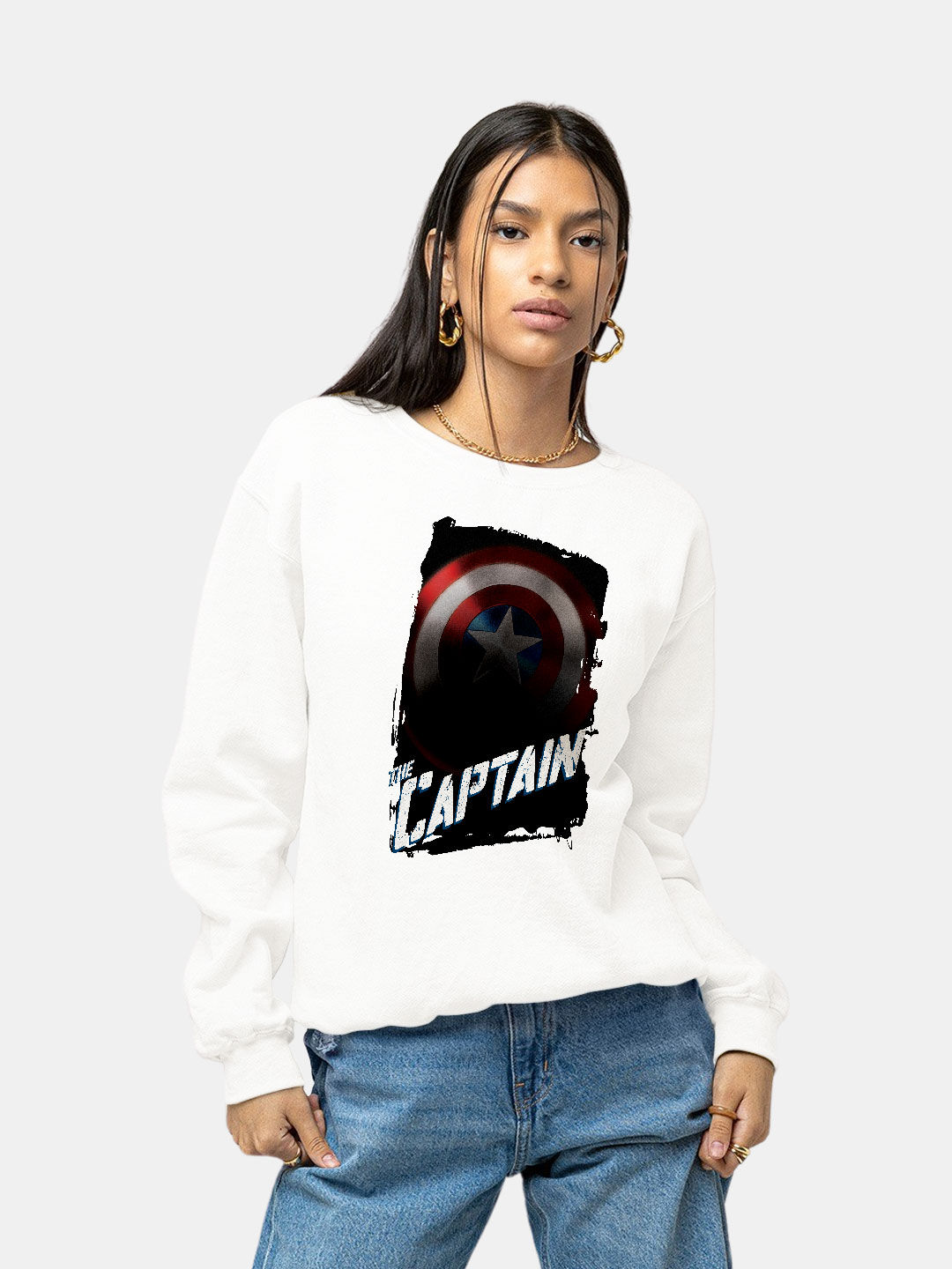 Buy The Captain America Womens Sweatshirts Online at Best Price