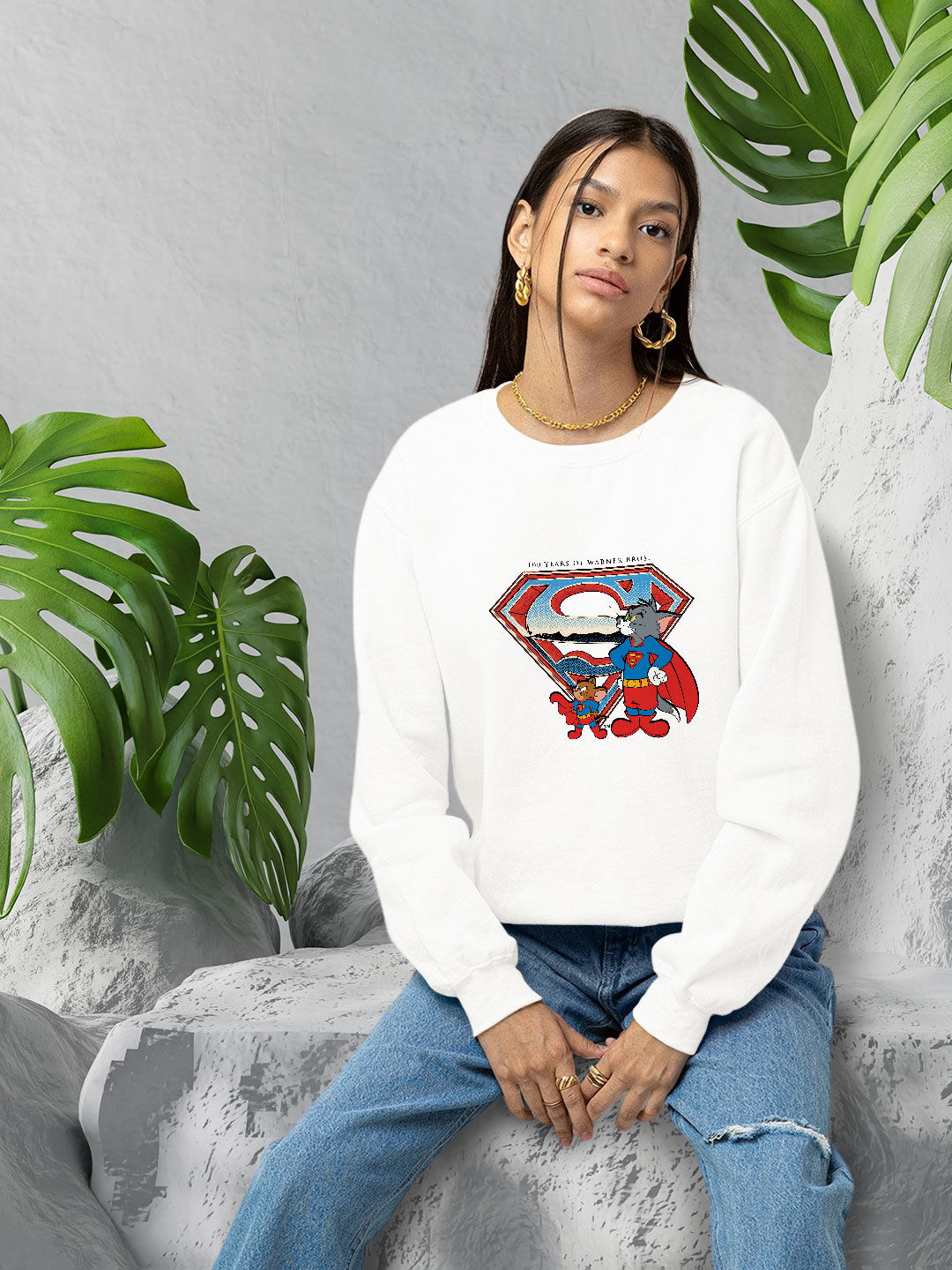 Tom and jerry deals sweatshirt forever 21